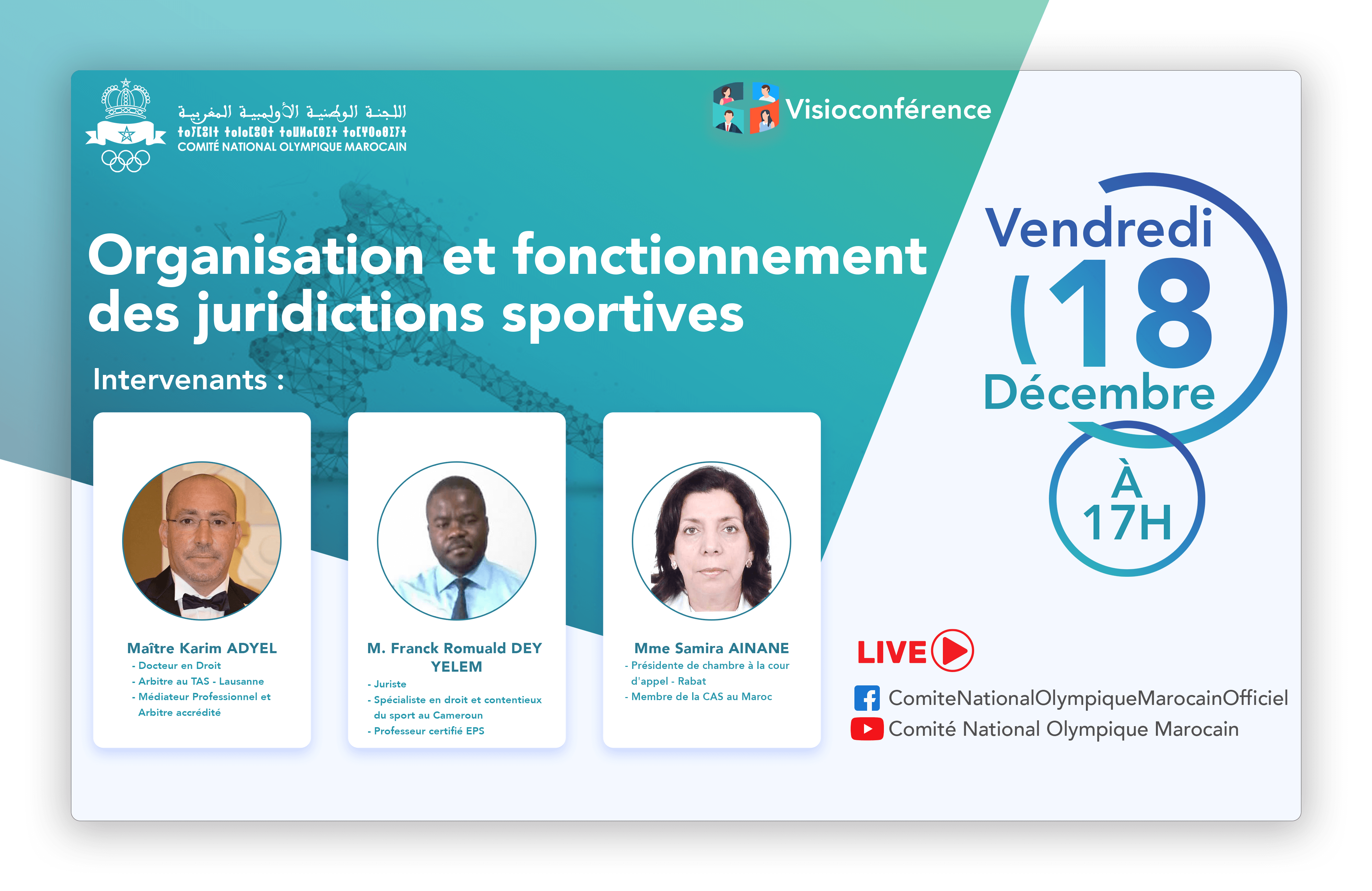 visioconférence juridictions sportives 