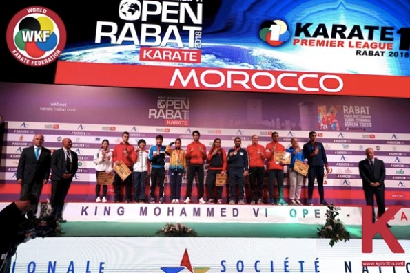 La capitale marocaine Rabat a accueilli du 6 au 8 Avril la coupe internationale Mohammed VI de karaté