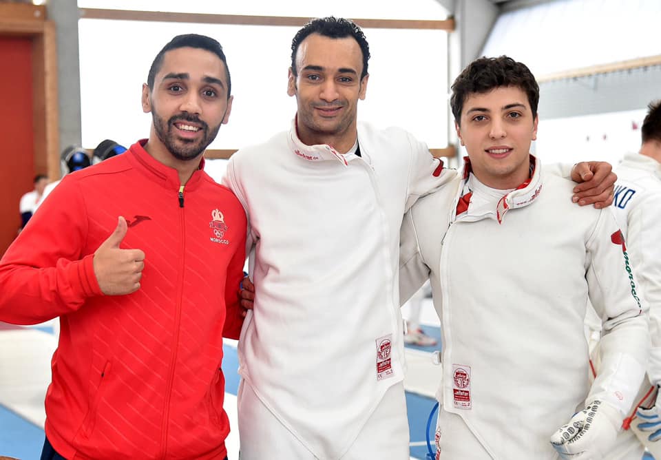 Houssam Elkord  se distingue au Grand Prix d'escrime à Doha